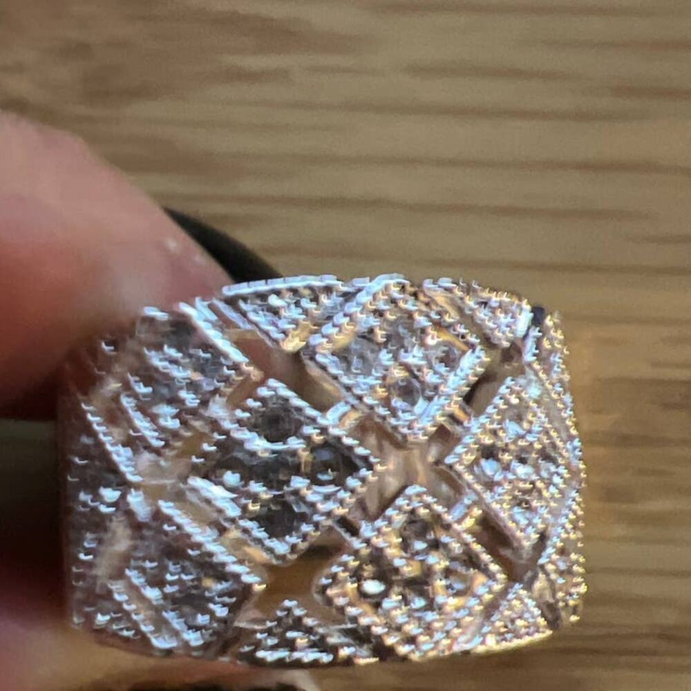 Charter Club Silver Plated Ring Size 10 New in Box - Picture 8 of 8